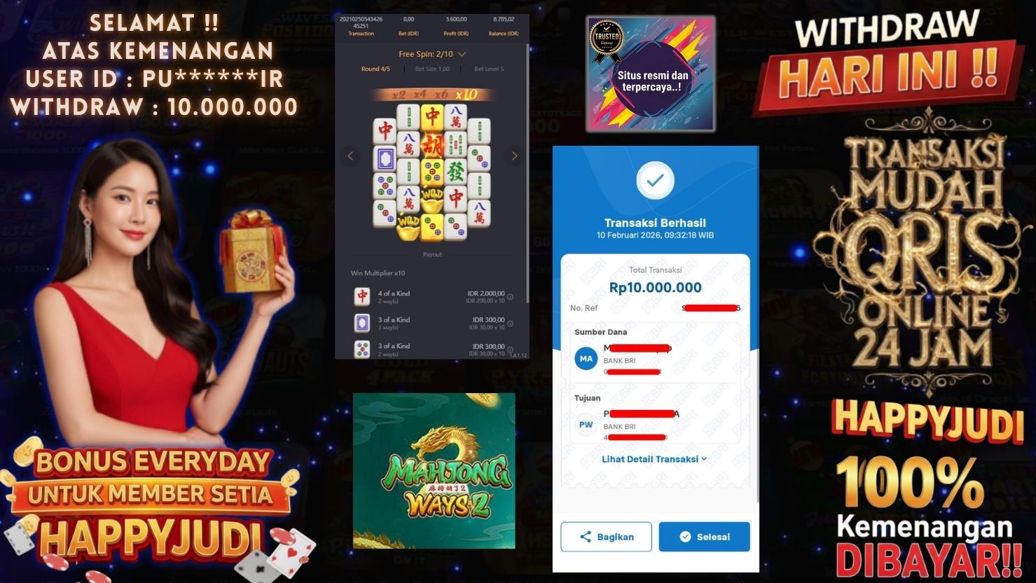 HAPPYJUDI JACKPOT SLOT MAHJONG WAYS 2